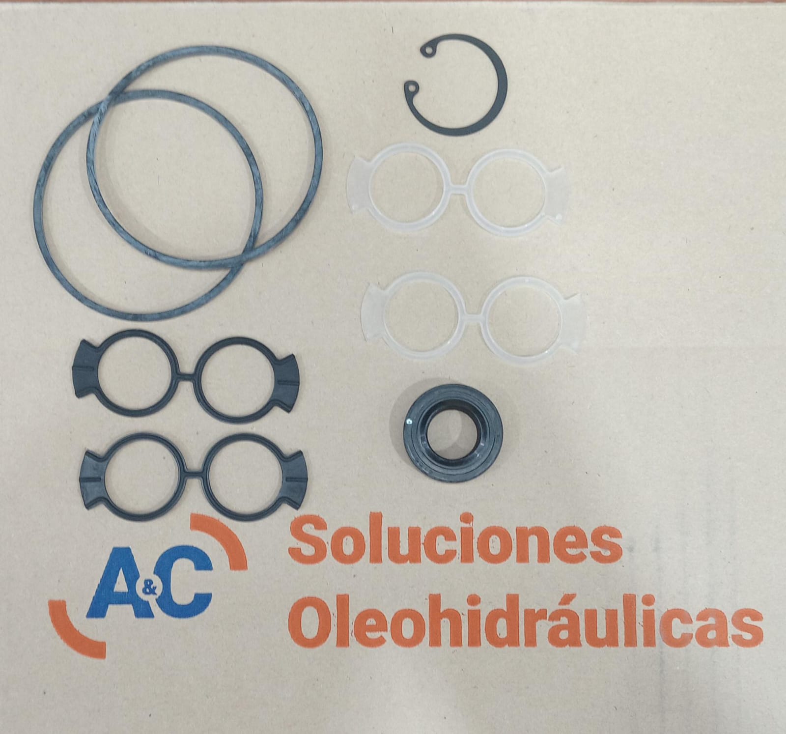 Kit de sellos para motor a engranajes de 8, 11 y 14 cc/rev – REXROTH – R979056087 – 12708
