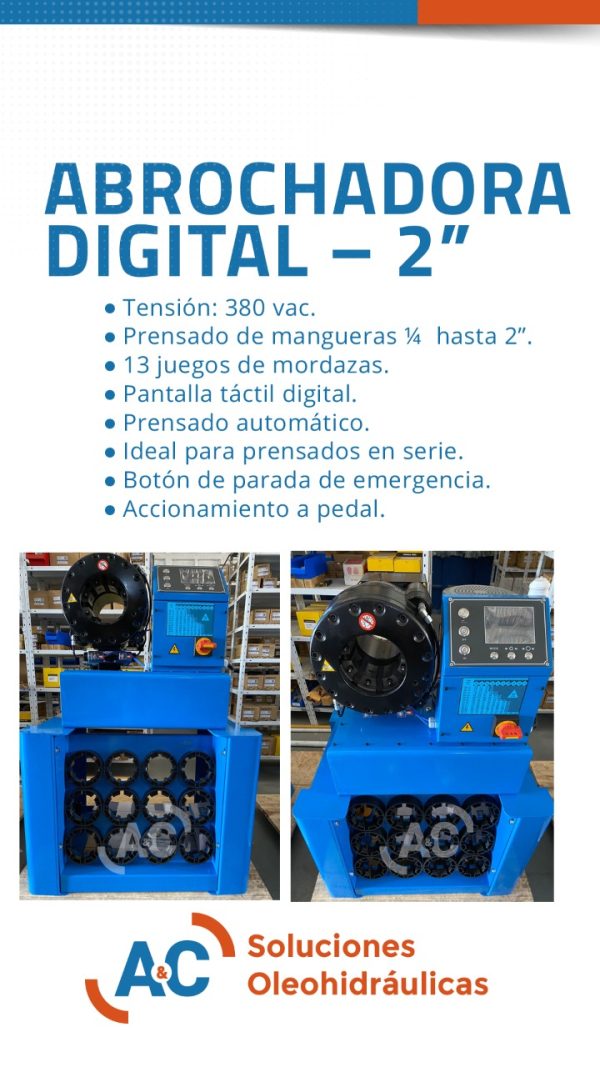 abrochadora digital yuben - a&c soluciones