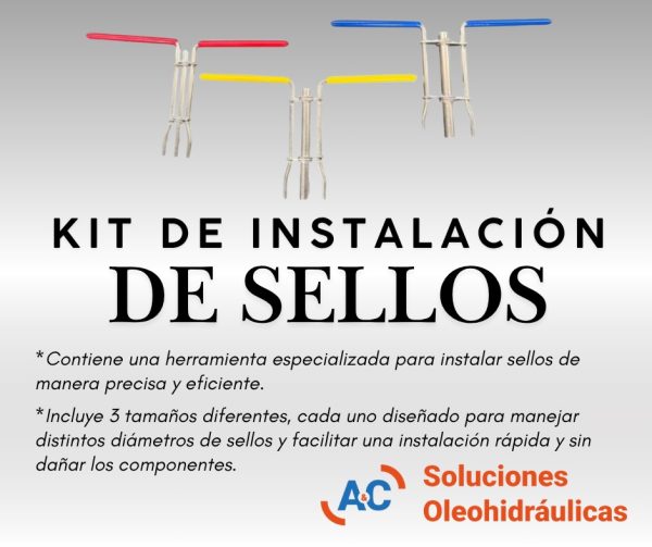 kit instalación de sellos - A&C Soluciones